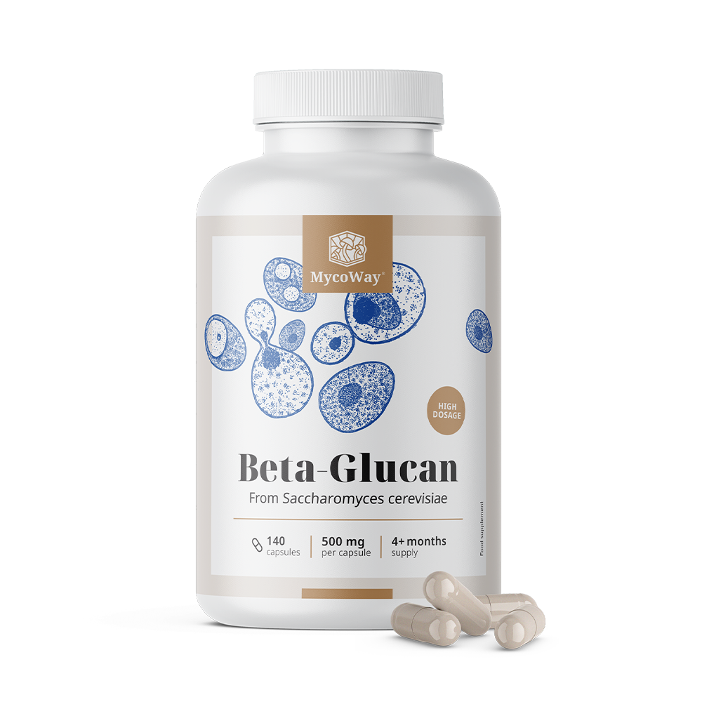 Beta-glucano 500 mg.