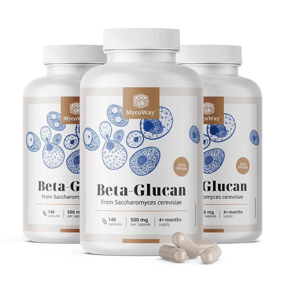 Beta-glucano 500 mg.